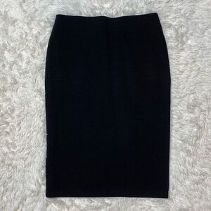 Premise Studio Black Pencil Straight Skirt Size Small Stretch New with Tag